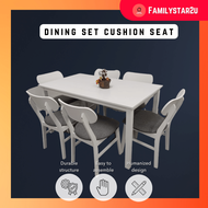 ❤️familystar2u - Dining Set White Colour 4 seater 6 seater 8 seater White Colour Dining Set