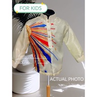 Modern Barong for kids (Philippine design) Kids Barong buwan ng wika costume