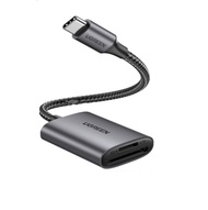 Đầu đọc thẻ SD/TF chuẩn USB Type-C Ugreen 80888 (Vỏ nhôm - hỗ trợ thẻ lên đến 2TB) Chính Hãng