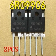 2pcs 6R099C6 IPW60R099C6 transistor welding TO-247 650V 112A,guaranteed quality