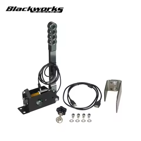 PC 14 Bit SIM USB Handbrake Clamp With Bracket For Logitech Racing Games G25 G27 G29 T300 T500 And A