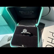 蒂芙尼 Tiffany 六爪鑽戒50分G色   50號