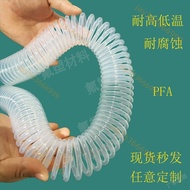 Tax Included PFA Spring Tube High Transparent Corrosion-Resistant Plastic Hose Teflon Retractable Sp