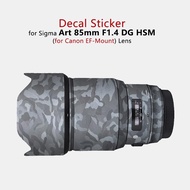 Protective Skin for Sigma 85 F1.4 Art Canon EF Mount Lens Sticker for Sigma Art 85mm f/1.4 DG HSM Wr