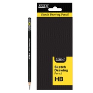 ดินสอสเก็ตซ์ HB (กล่อง12แท่ง) ARTIST SEIKAI SE2800-HB
