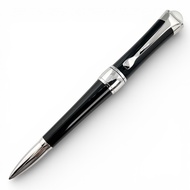 全新 ▲ 萬寶龍(MONTBLANC ) 星形系列鑽石原子筆，黑銀色，德國製造，男士款