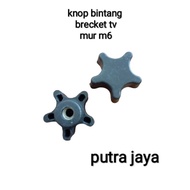 Star nut Knob m6 tv bracket Knob star nut m6 nut
