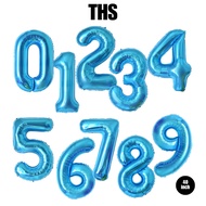 40 inch Blue Number Balloon Birthday Balloon for Party Decoration