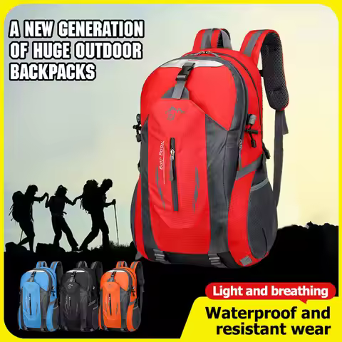 Hiking Backpack 40L Waterproof Lightweight Outdoor Hiking Trekking Daypack Travel Backpack for Men W