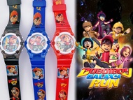 (K53) Jam Tangan Boboiboy Muzik Lampu / Cartoon Light Music Kids Watch