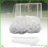 [PrettyiaedMY] Soccer Goal Net Replacement And Soccer Straps Soccer Net for 12 Feet X 6 Feet for