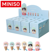 MINISO名創優品MOFUSAND雪糕系列毛絨冰箱貼盲盒[隨機發送1件單盒]