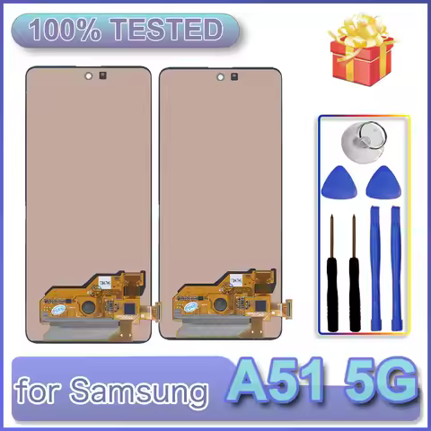 AMOLED LCD for Samsung Galaxy A51 5G A516 LCD Display Touch Screen Digitizer Assembly for Samsung A5