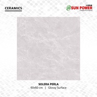 Keramik Lantai Body Putih Glossy - Solera Series 60x60 | Sun Power