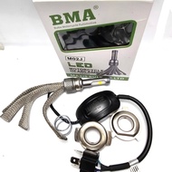 Đèn Pha Led Râu Chính Hãng M02J-2 Tim SÁNG GOM bảo hành 6 tháng