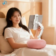 [Jzvphq] Cushioned Device Stand Soft Stand with Padded Base Hands Articulated Device Holder for Bed,