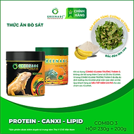 Thức ăn IGUANA TRƯỞNG THÀNH Vị Chuối GREENABC - Dành cho Igu từ 1m trở lên, gai bung màu đẹp - Hộp 2