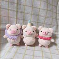 午餐肉罐頭造型Lulu豬🐷 (全人手編織＆鉤針＆鈎織公仔)