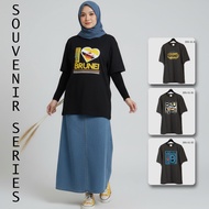 Brunei Souvenir T-Shirt Cotton T-Shirt By Brunei Size SML
