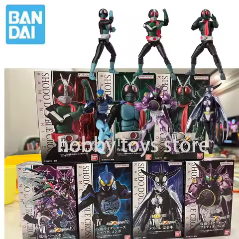 BANDAI Original Shodok Kamen Rider Shokugan XX10 OOO Masked Rider 1 2 3 GHOST Anime Action Figures T