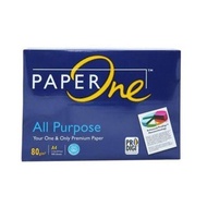 PaperOne A4 Paper 80 gr All PURPOSE 1 Ream (500 sheets) A4 HVS Paper Photocopy Paper
