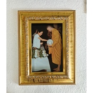 Auspicious Picture With Gold Frame Coated With Good Quality Laminated Film Waterproof Dustproof Non-