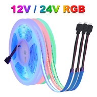 12V 24V RGB COB LED Strip Light CCT Warm White Flexible Tape RA90 840 784 576 LEDs High Density Line