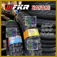 225-17 250-17 275-17 FKR SAFARI Tube Type TubeLess Tyre Tayar