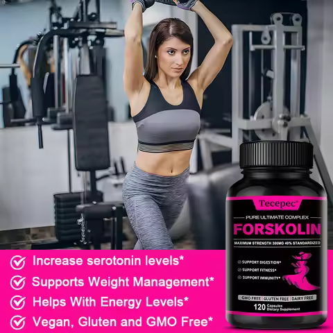 Forskolin Extract Capsules 300mg – Supports Metabolism, Energy & Daily Wellness, Natural Dietary Sup