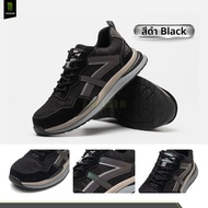 รองเท้าเซฟตี้สนีกเกอร์ รุ่น "OZUKA"  กันน้ำ มีแถบสะท้อนแสง หัวเหล็ก พื้นกันลื่นทนต่อสารเคมี หนังกลับ