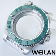 40 มม.NH34 NH35 NH36 NH38 NH39 NH70 ETA2824 PT5000 การเคลื่อนไหวเงินนาฬิกา SUB กรณีเซรามิค BEZEL Sap