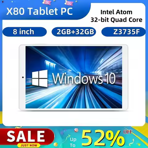 X80 8 Inch Windows 10 Tablet PC Intel x5-Z3735F Quad Core 2GB RAM 32GB ROM 32bits WIFI Bluetooth-4.0