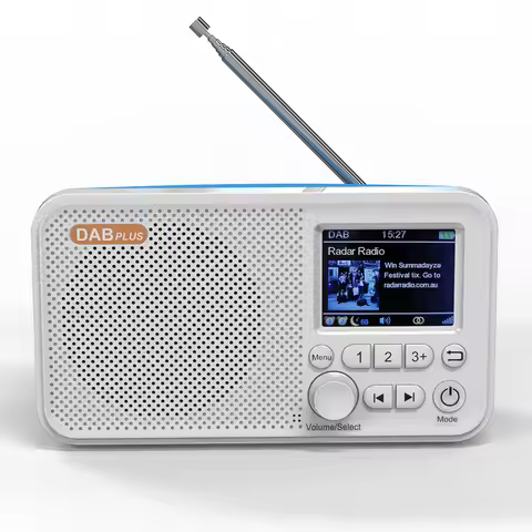 C10 DAB DAB+ FM Radio 2.4 inch Color LCD Screen Digital Desktop Alarm Clock Handsfree MP3 Music Play