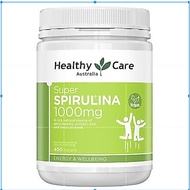 Healthy Care Super Spirulina 1000mg Energy Boost 螺旋藻排毒 ( 400 Tablets ) zpv7ph78c9