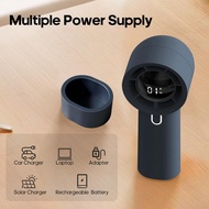 Rican Portable Fan, Mini Handheld Fan, Personal Fan 1-100 Speed, Digital Display Turbo Fan, Battery 