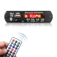 DC 5V 12V Wireless Bluetooth 5.0 MP3 WMA Decoder Board LED/LCD Screen USB TF Card FM Radio 3.5mm AUX Input Audio Music Decoding Module With Remote Control