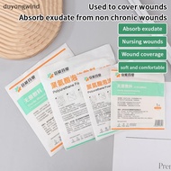 (duyongwind) 1Pc Wound Dressing Pads High Absorbent Exudate Non-Stick/Self-adhesive Medical Sterile 