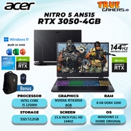 Laptop Gaming Acer Nitro 5 AN515 i5 12500H RTX3050 RAM 32G 1TBssd 15.6 FULL HD 144HZ