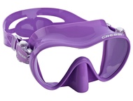Cressi F One Frameless Scuba Snorkel Mask, Silicone Skirt for Scuba Diving and Snorkeling Dive Mask
