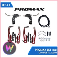 ☌ ▤ ❈ Promax / Logan V Brake Complete Alloy Set For Mountain Bike (MTB)
