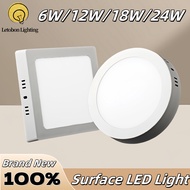 LED Surface Downlight 6W/12W/18W/24W LED Ceiling Light Lighting Home Decor White Light Ceiling Light
