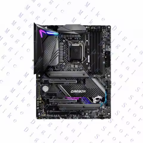 UU FOR MSI MPG Z490 GAMING CARBON WIFI motherboard LGA1200 DDR4 HDMI+DP ATX Tested