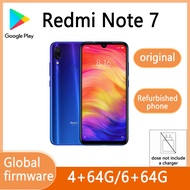 Re-furbished Xiaomi Redmi Note 7โทรศัพท์6GB RAM 64GB ROM สมาร์ทโฟน Snapdragon 675กล้อง48.0 MP ชาร์จเ