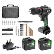 Tanzu TZ-Z-80 MT-21V Cordless Electric Drill Impact Drill bits  Screwdriver Drill Rechargeable Lithi
