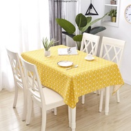 (Clearance) Table Cloth 140x140 140x220cm Cotton Linen Tablecloth Japanese Style Geometric Table Cov