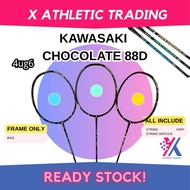 [100% ORIGINAL] Kawasaki Chocolate 88D Badminton Racket 4U FEELING LIKE 88d pro