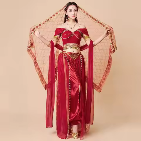 Western Regions Princess Costume Dunhuang Dance Bollywood Festival Costume Party Cosplay Jasmine Pri