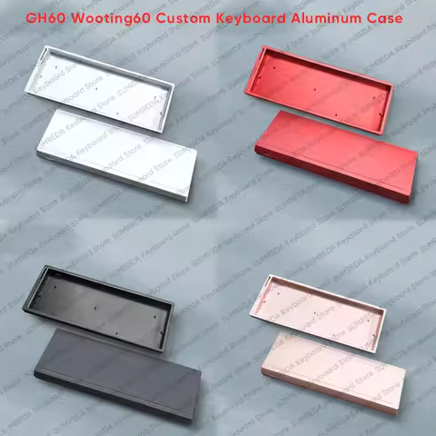 SUMREDA GH60 Wooting 60HE ACE60 Aluminum Keyboard Case Shell 60% Layouts 61 Keys For Mad 60he Aula W