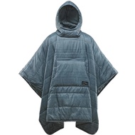 【THERMAREST】Honcho Poncho 罩毯 灰藍紋_廠商直送