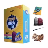 SET MENGAJI IQRA: Iqra' Starter Pack - BUKU IQRA’ LENGKAP (JILID 1-6) , Beg, Rehal dan penunjuk